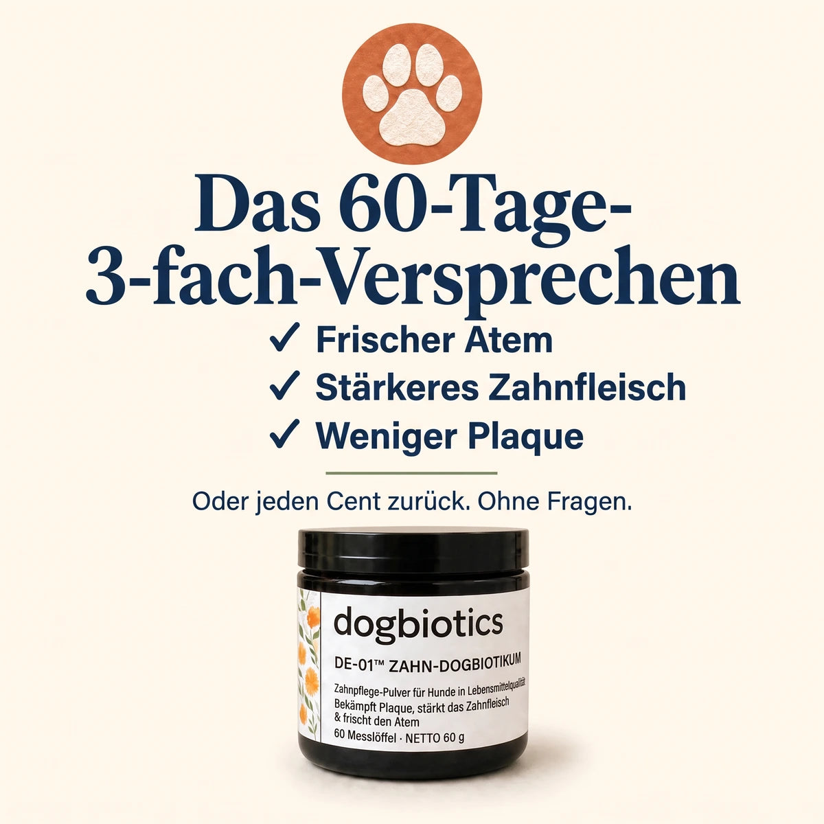 Das klinisch erprobte Daily Dogbiotic™ in hochwertiger Qualität